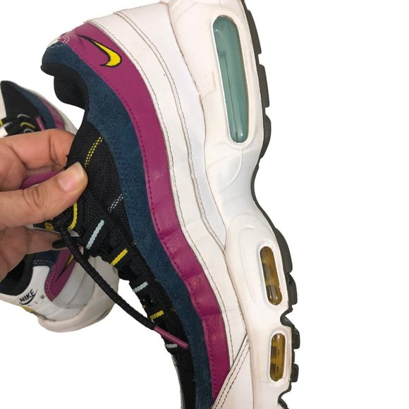 Nike Air Max Retro Catus Flower Multicolor Stripe Sneakers Mens Size 10.5 - Picture 6 of 11